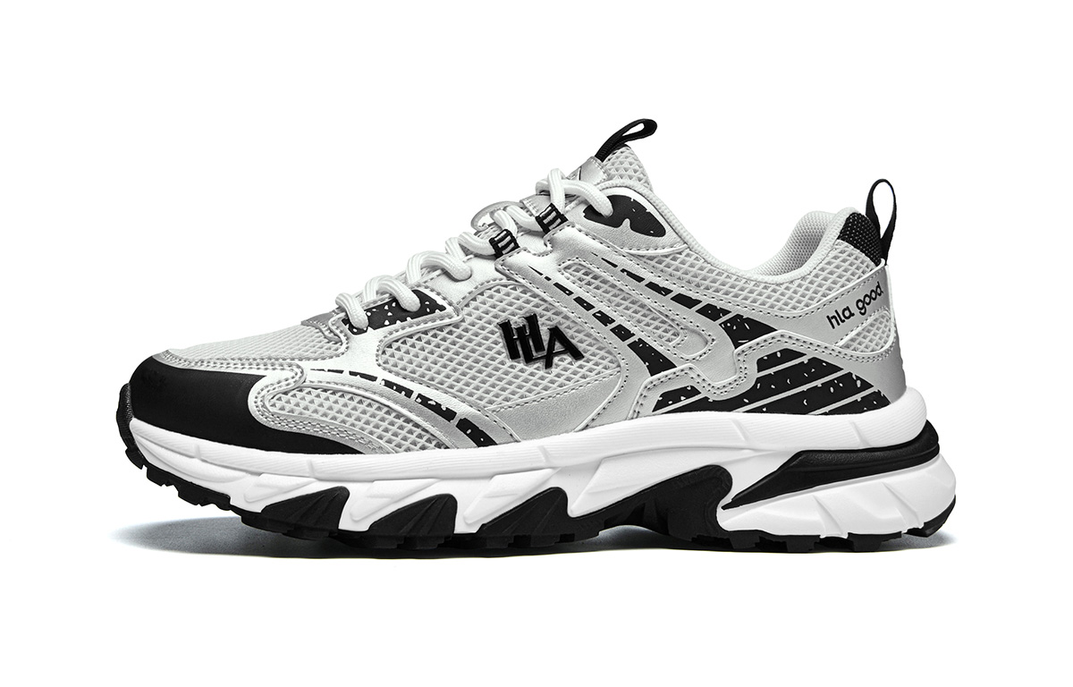 

Винтажные баскетбольные кроссовки мужские HLA, Silver