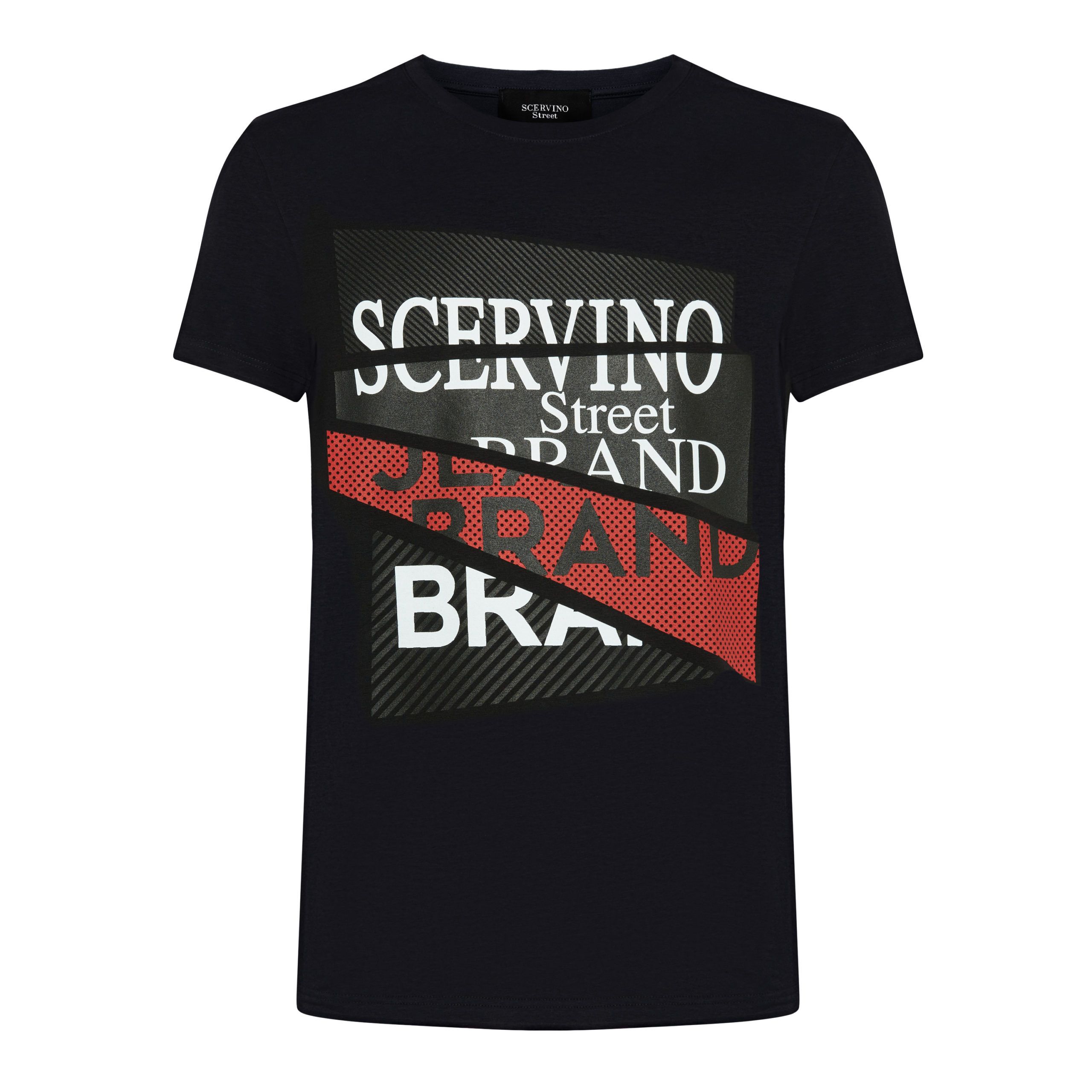 

Черная хлопковая мужская рубашка Ermanno Scervino