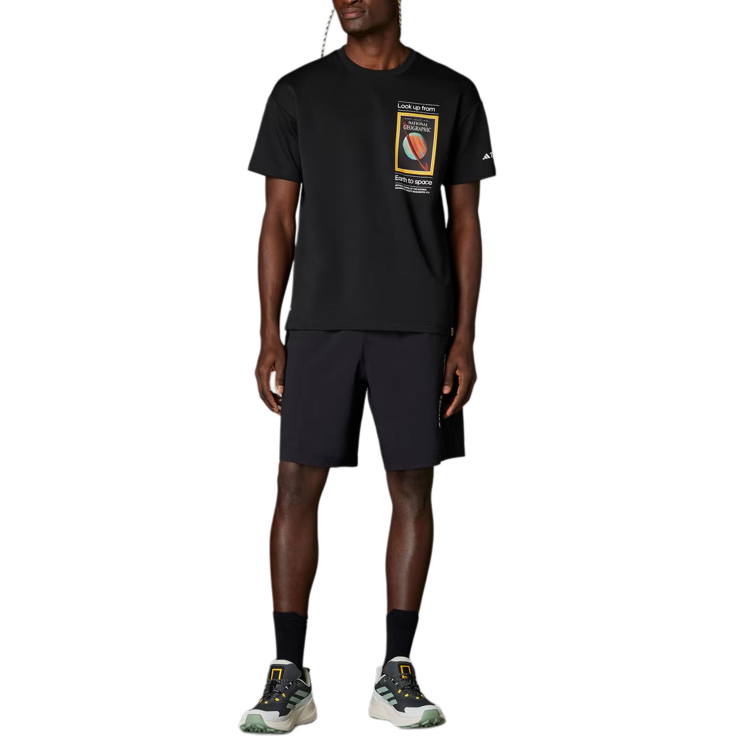 Футболка Disney National Geographic Uf Aeroready Graphic Adidas, черный — фото 3
