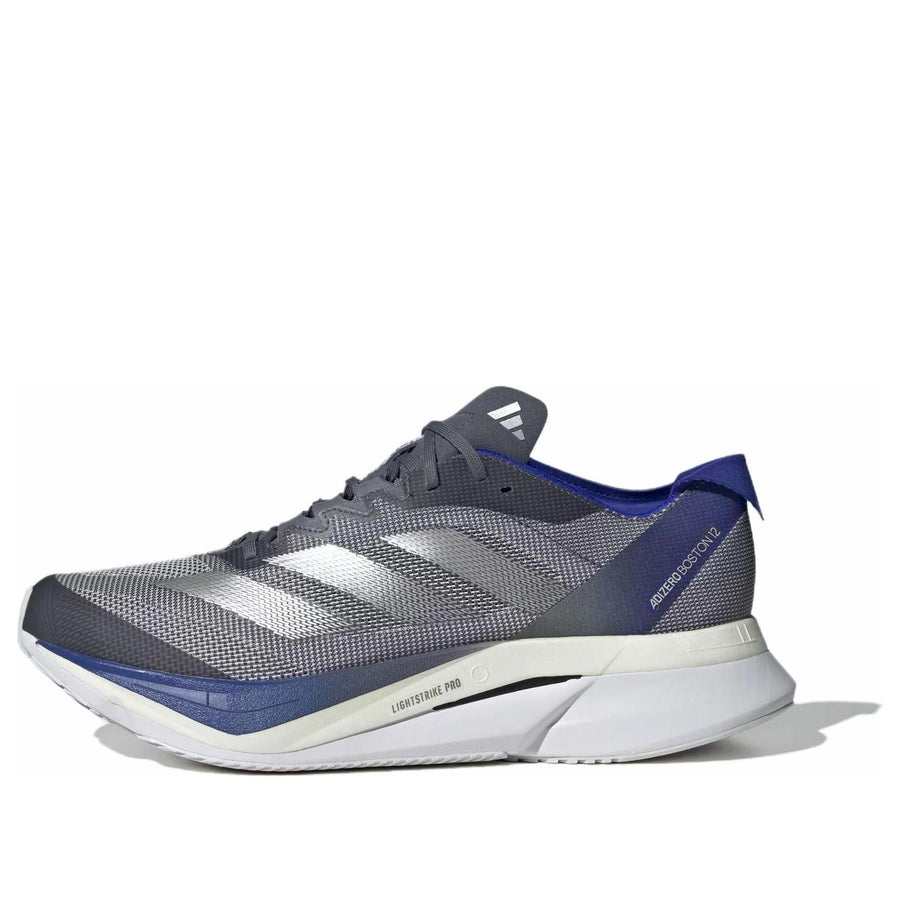 

Кроссовки adidas Adizero Boston 12 'Onix Matte Silver Lucid Blue', серебряный