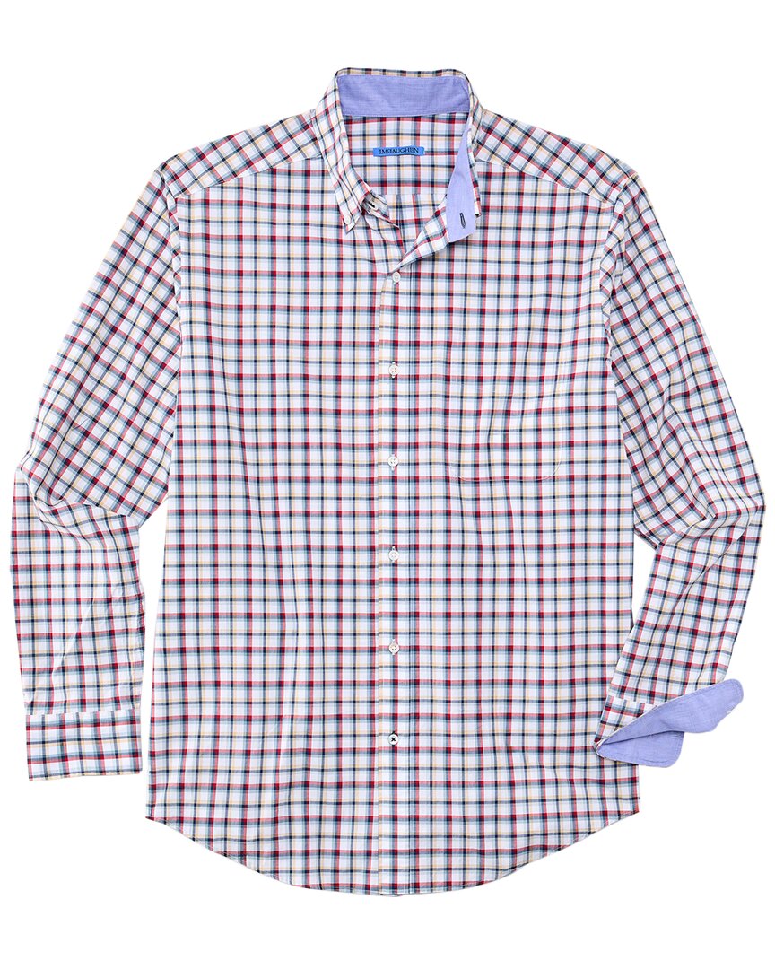 

Рубашка Collis из тканого джерси J.McLaughlin Plaid, синий