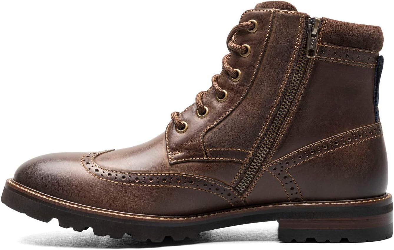 Мужские ботинки Florsheim Renegade Wingtip, Brown Crazy Horse — фото 4