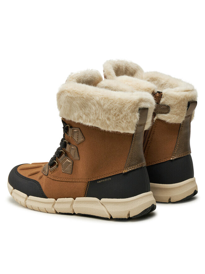 Зимние Ботинки Geox J Flexyper Girl B Ab J46APA 0AU50 C6175 S, коричневый — фото 3