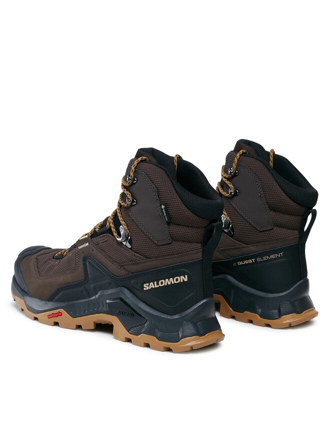 Треккинговые кроссовки Quest Element GORE-TEX L47216100 Salomon, коричневый — фото 3