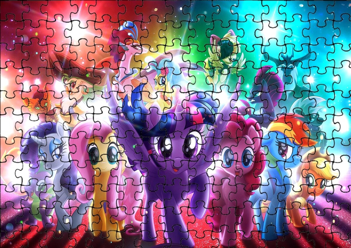 

Пазл 70 шт: My Little Pony + Сумка с принтом bez marki