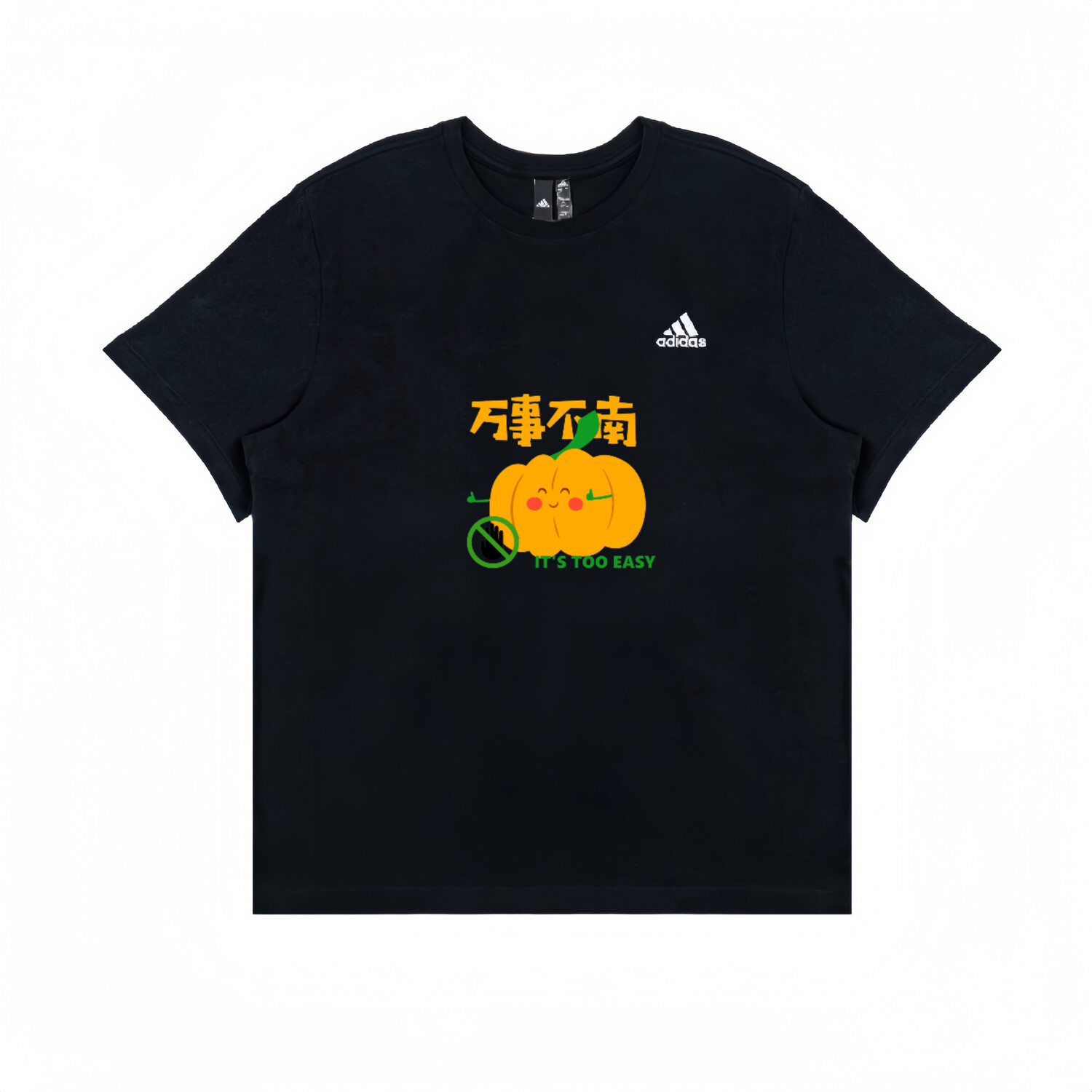 

Футболка унисекс черная Adidas, черный