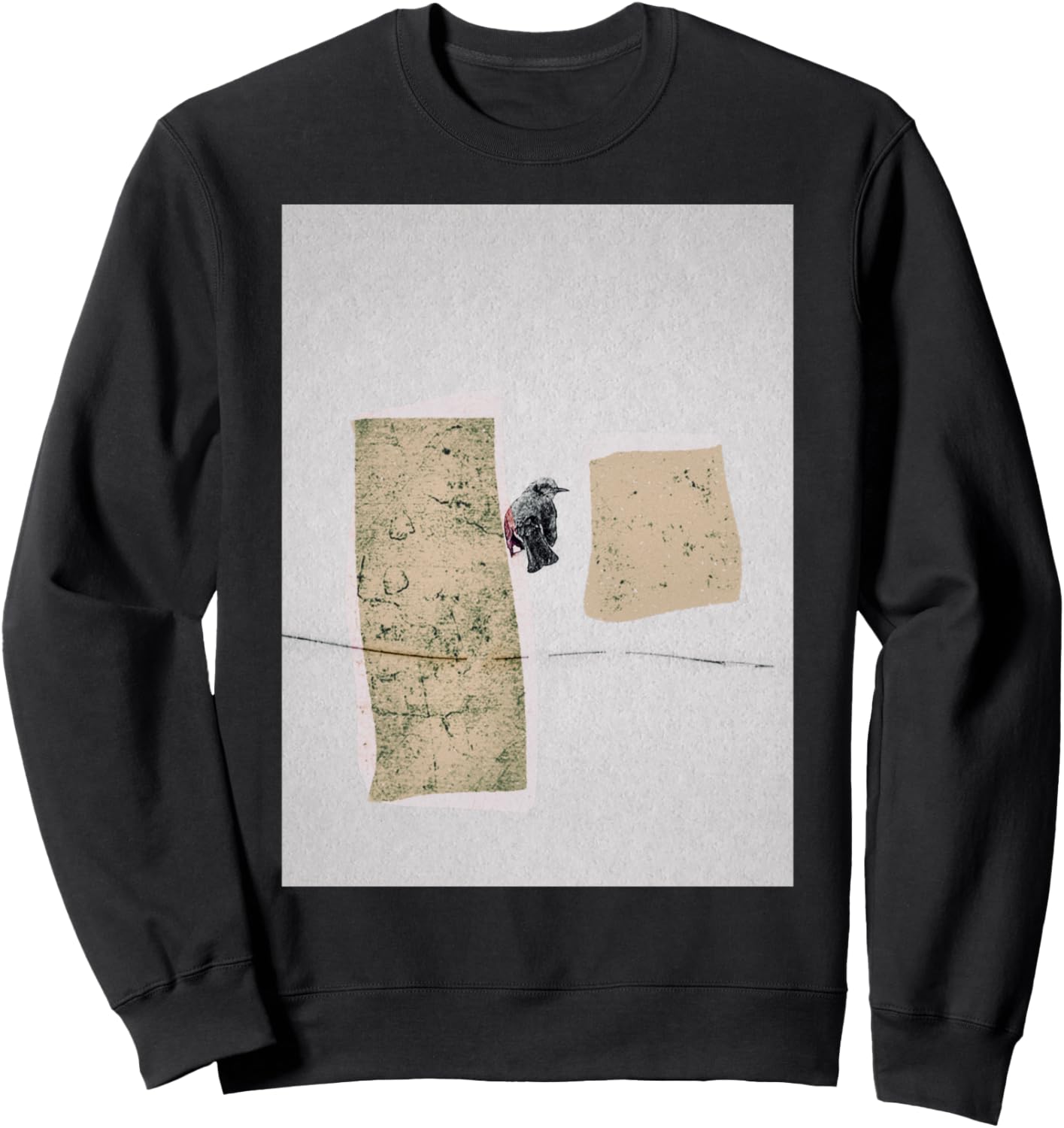 

Ретро-толстовка с птичкой Nostalgic Avian Art, черный