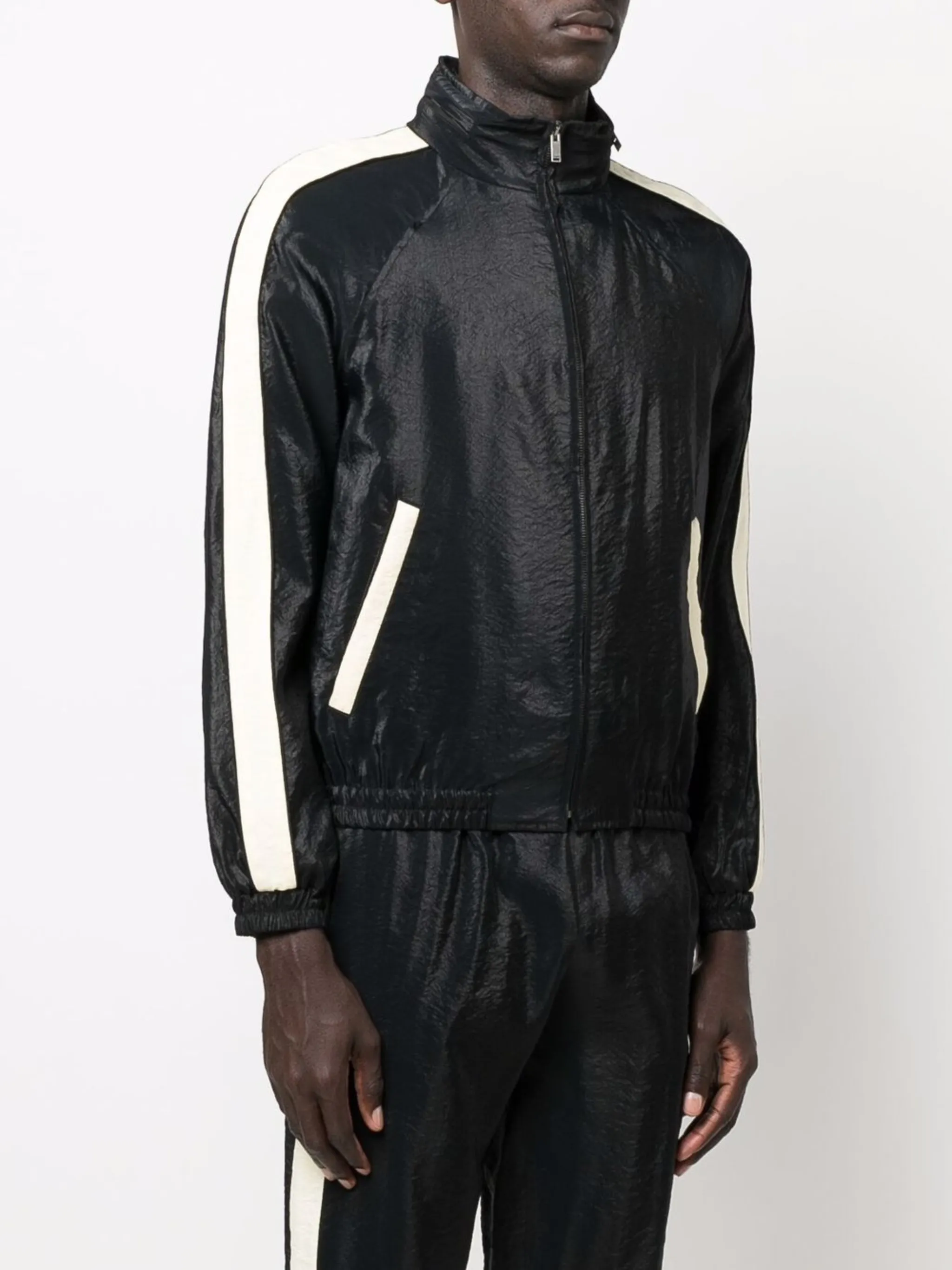 Легкая куртка на молнии Saint Laurent, черный — фото 3