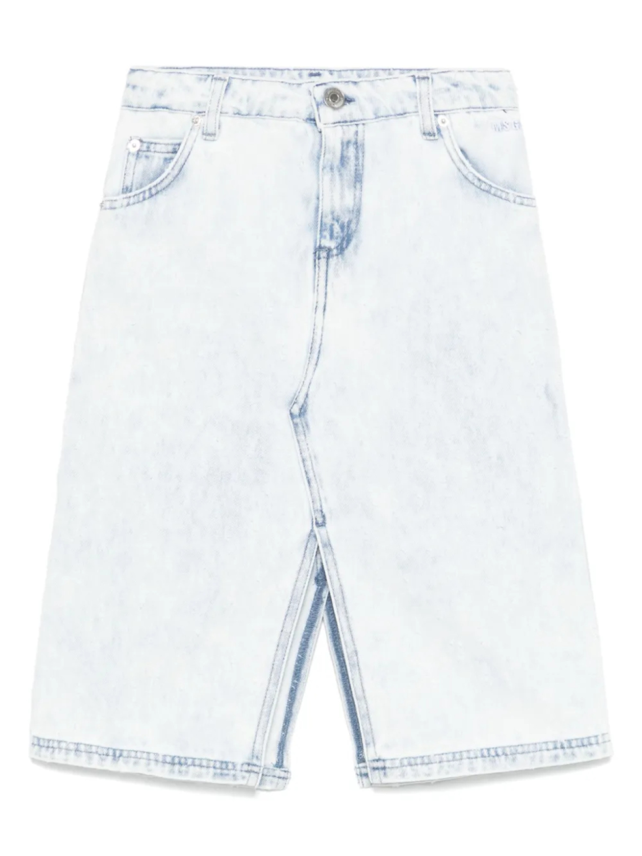 

Детская юбка MSGM с потертостями MSGM Kids, синий