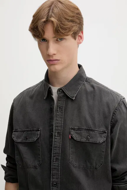 Куртка джинсовая Jackson Worker Levi's, серый — фото 4
