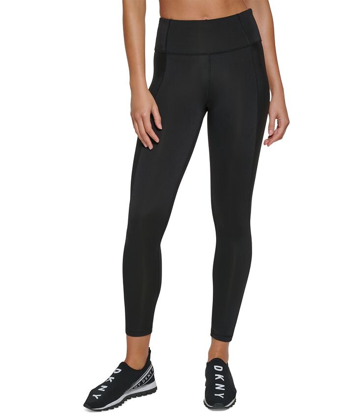 

Женские ультракомпрессионные леггинсы с завышенной талией 7/8 DKNY, черный