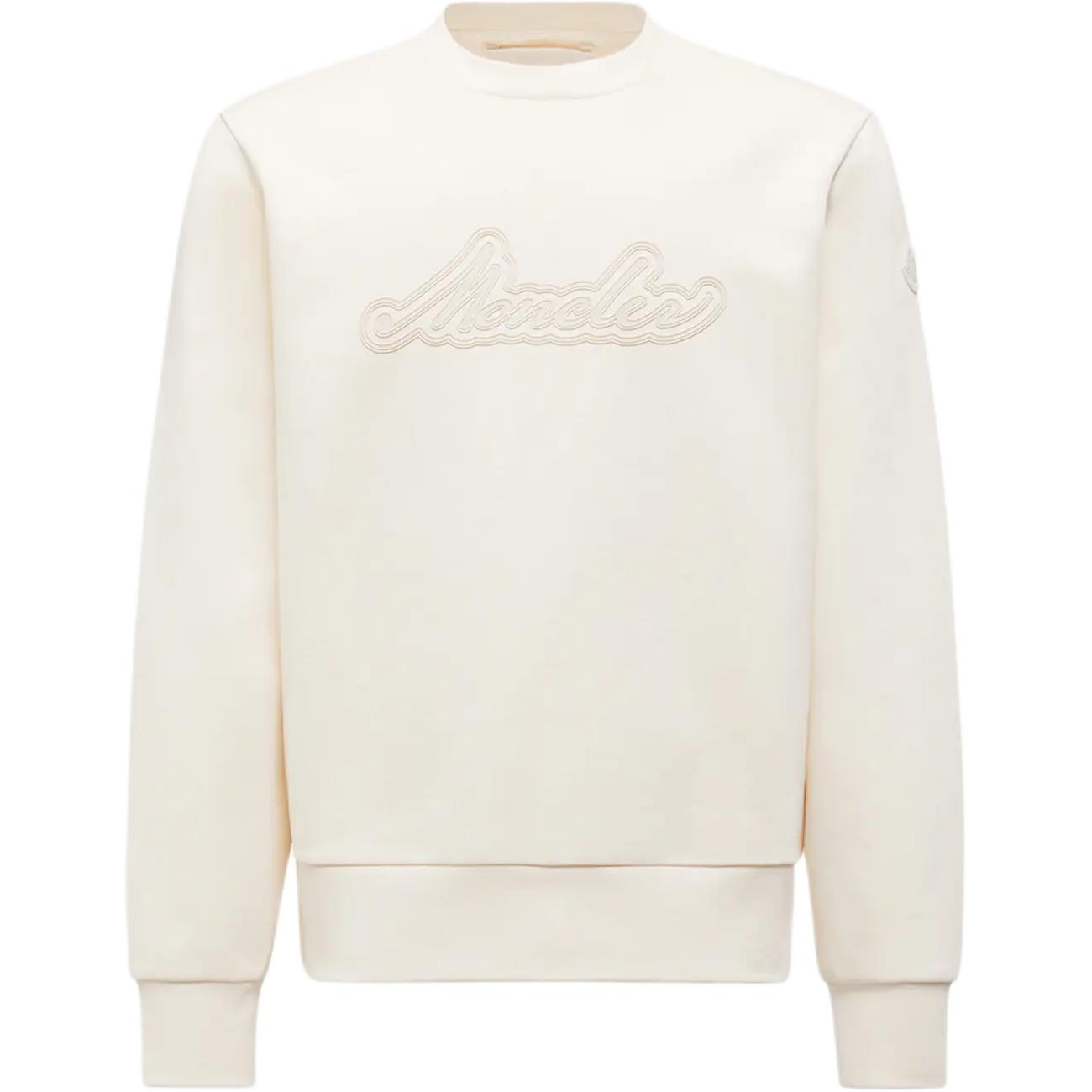 

Белая толстовка для мужчин Moncler, белый