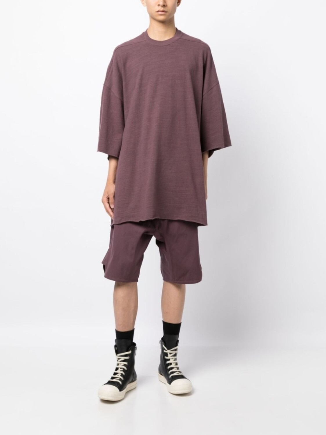 Футболка с укороченными рукавами Rick Owens, красный — фото 2