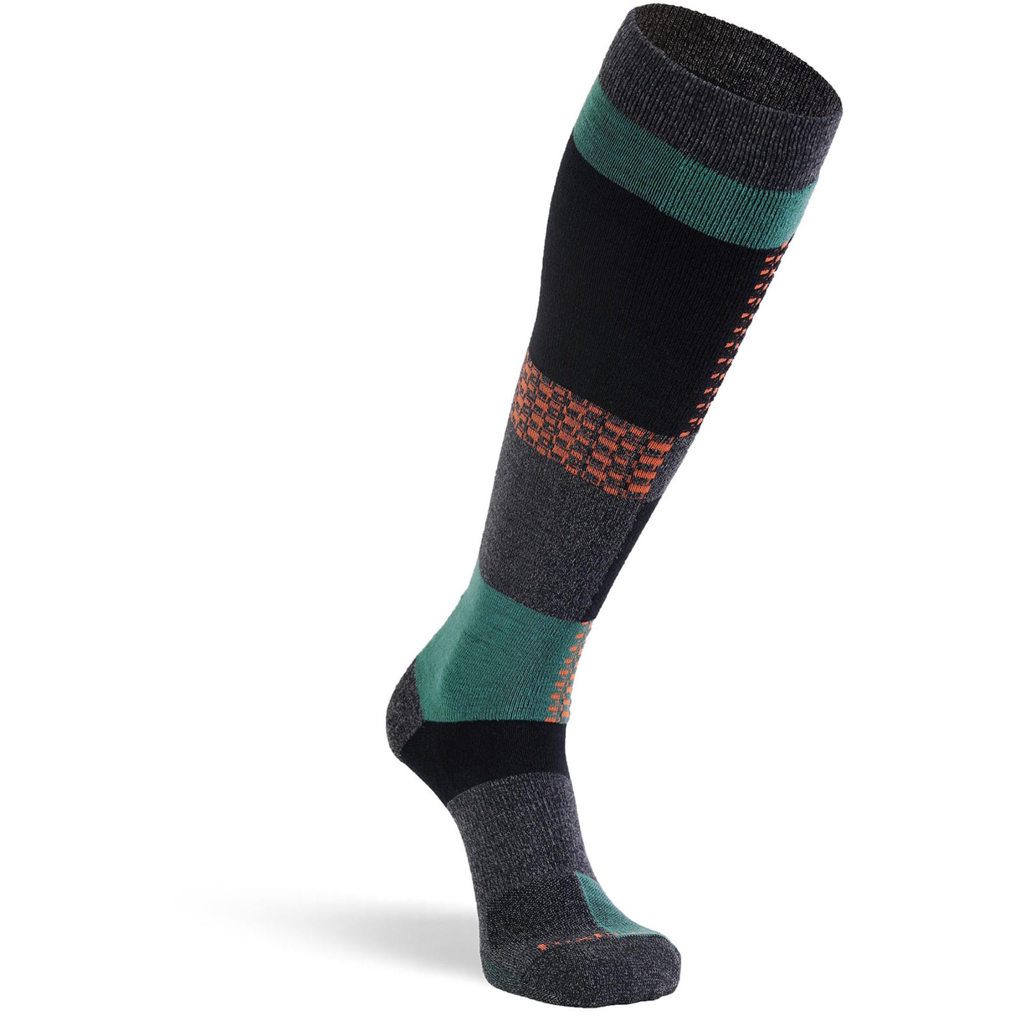 

Мужские легкие носки Peakheat Park Rat, доходящие до середины икры. Fox River, Grey/Beach Fire