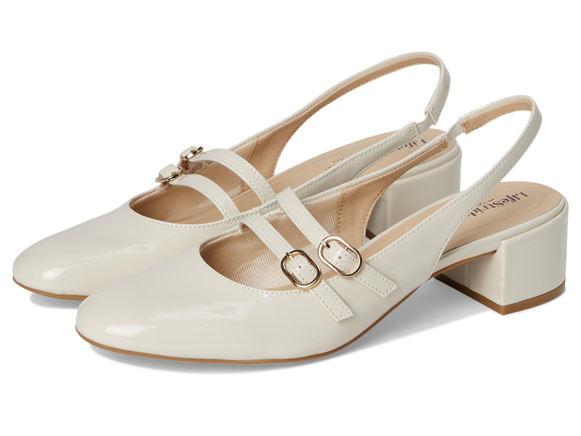 Туфли LifeStride Beatrice Slingback Shoes, Almond Milk Patent