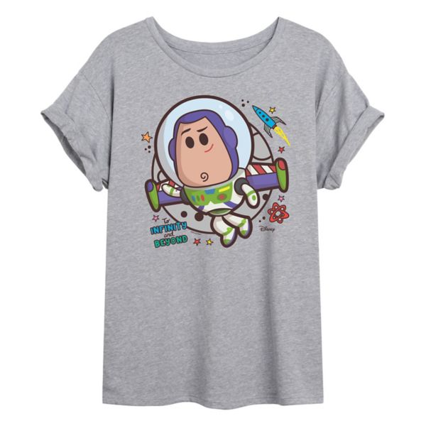 

Футболка оверсайз для детей с Buzz Lightyear из «Истории игрушек» Disney / Pixar, серый