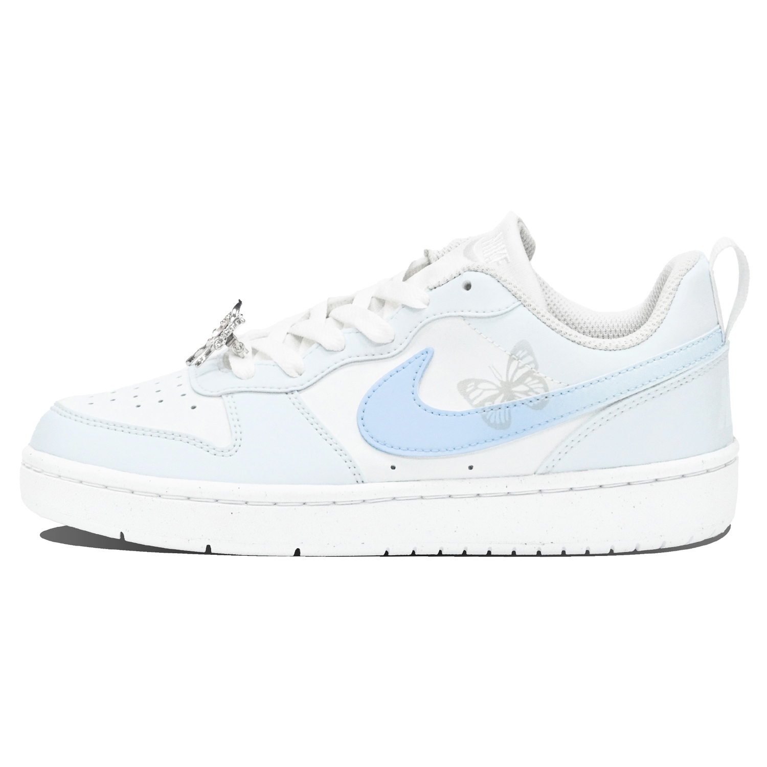 Nike Court Borough Low top Skateboard Shoes Blue для подростков — фото 3