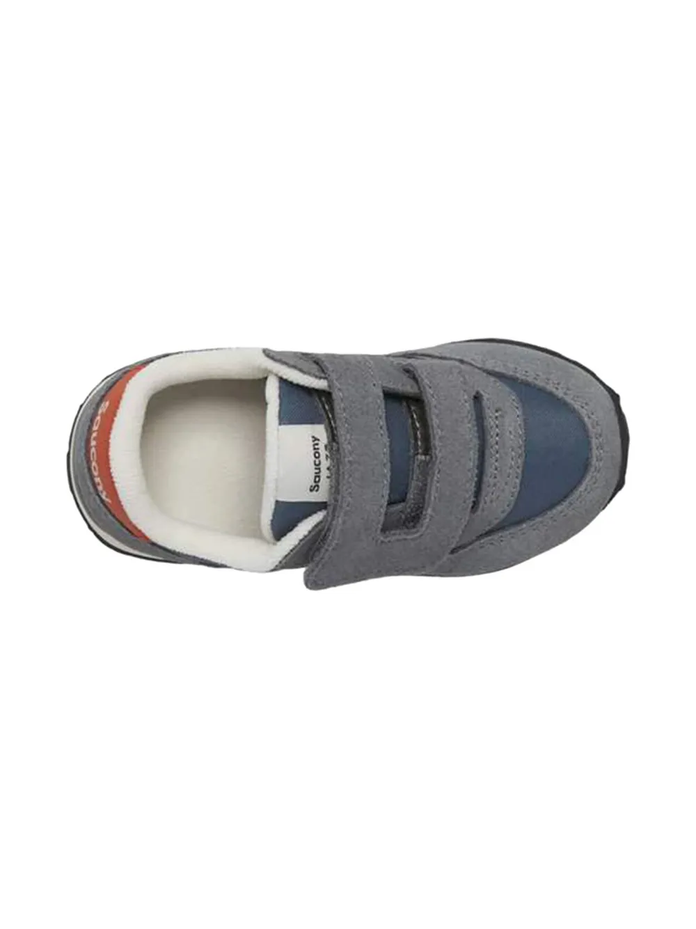 Кроссовки Baby Jazz на липучках Saucony Kids, серый — фото 3