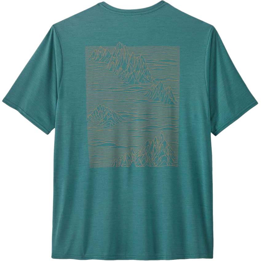 Patagonia Футболка Capilene мужская Wetland Blue/Wetland Blue