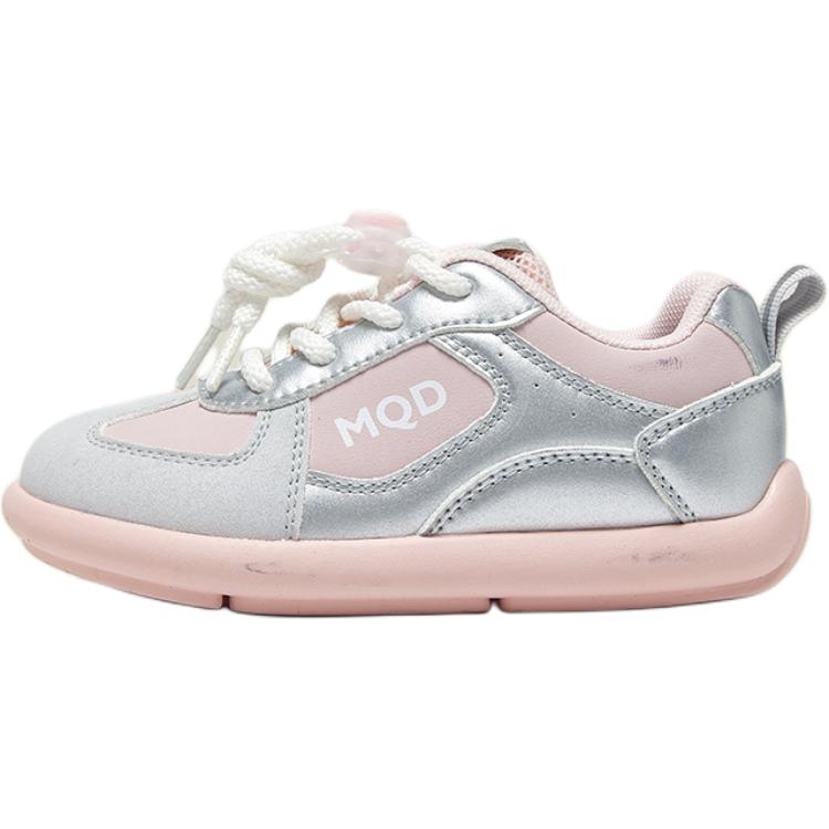 

Нескользящие, износостойкие, дышащие низкие кроссовки для скейтбординга для детей MQD, серебряный/розовый