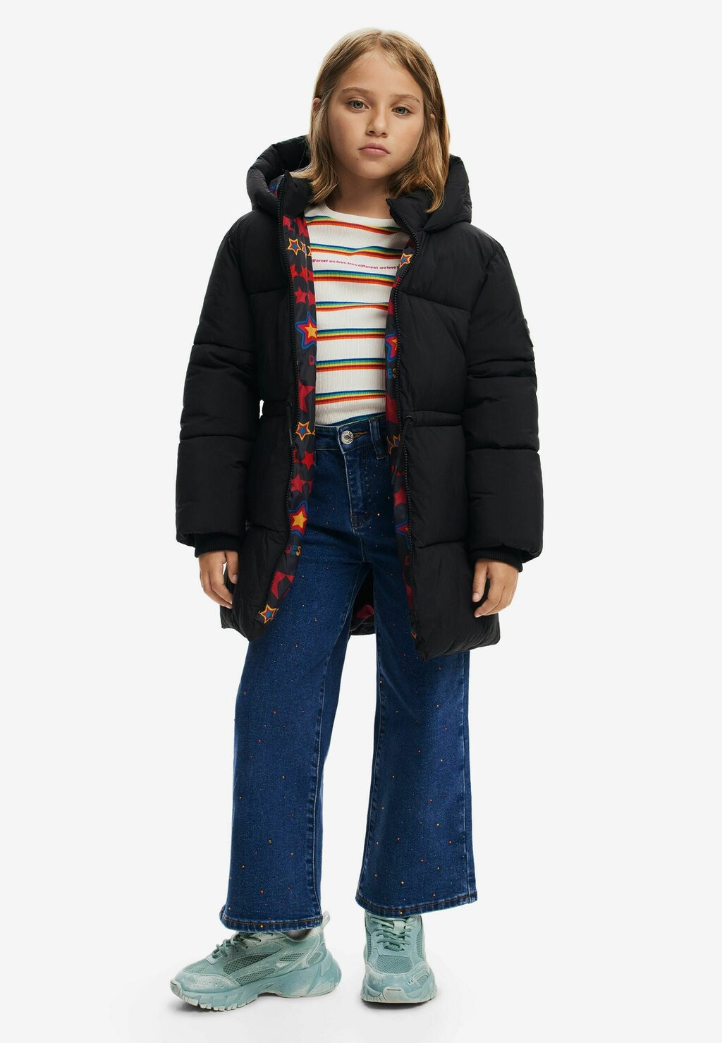 

Расклешенные джинсы WITH DOTS Desigual, синий
