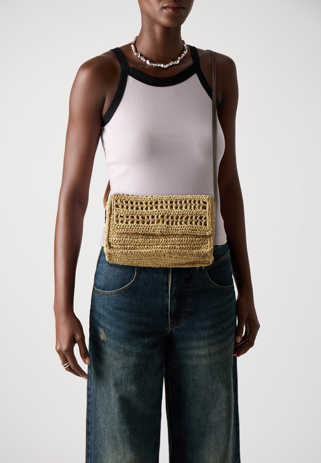 

Сумка через плечо CROSSBODY BAG - Across body bag PARFOIS, бежевый