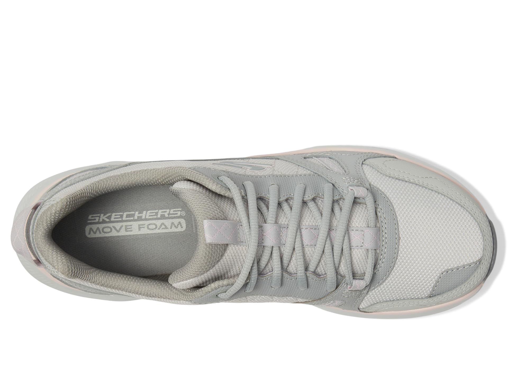 Кроссовки SKECHERS Ridge Oak, цвет Grey/Pink — фото 2
