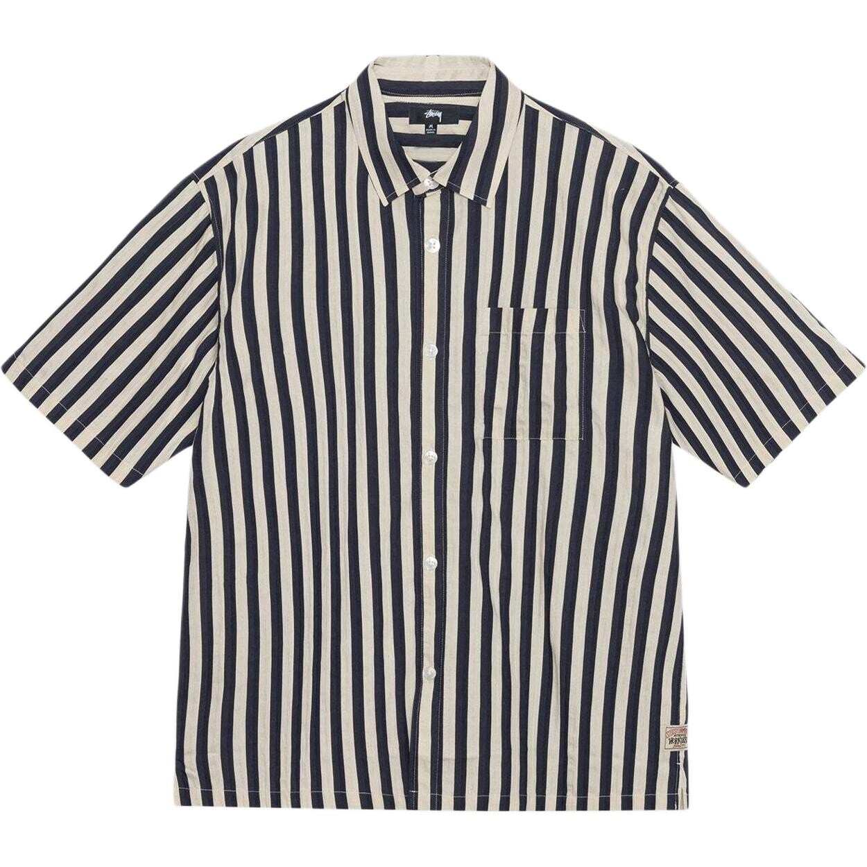 

Рубашка Stüssy Flat Bottom Stripe Stussy, зеленый