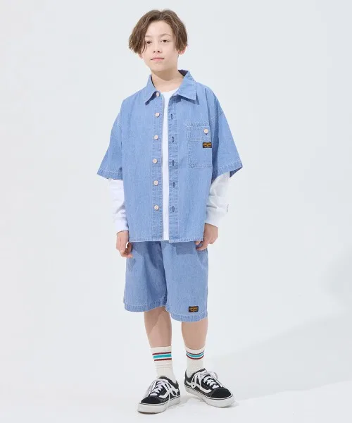 Детская рубашка KRIFF MAYER Kid's Collection из денима — фото 3
