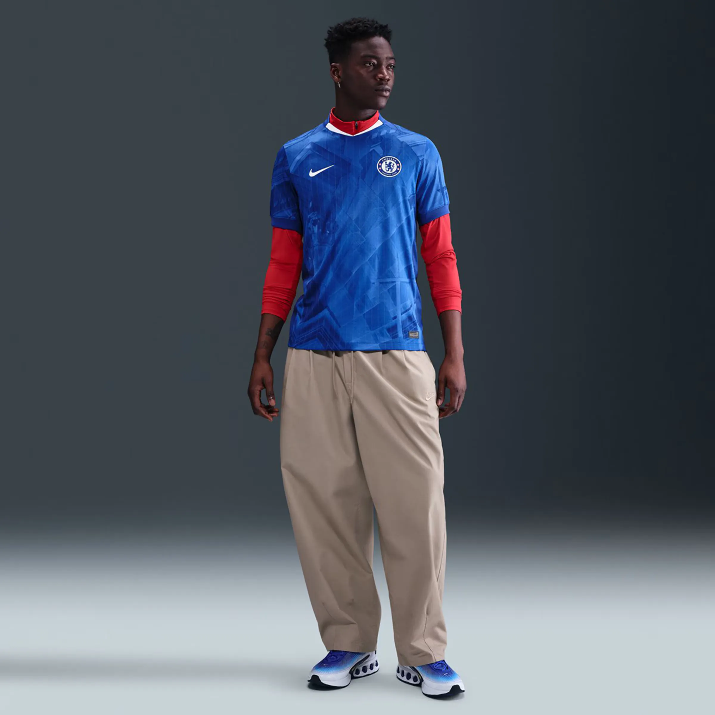 

Футболка мужская домашняя Chelsea FC 2025-2026 Stadium Nike, синий