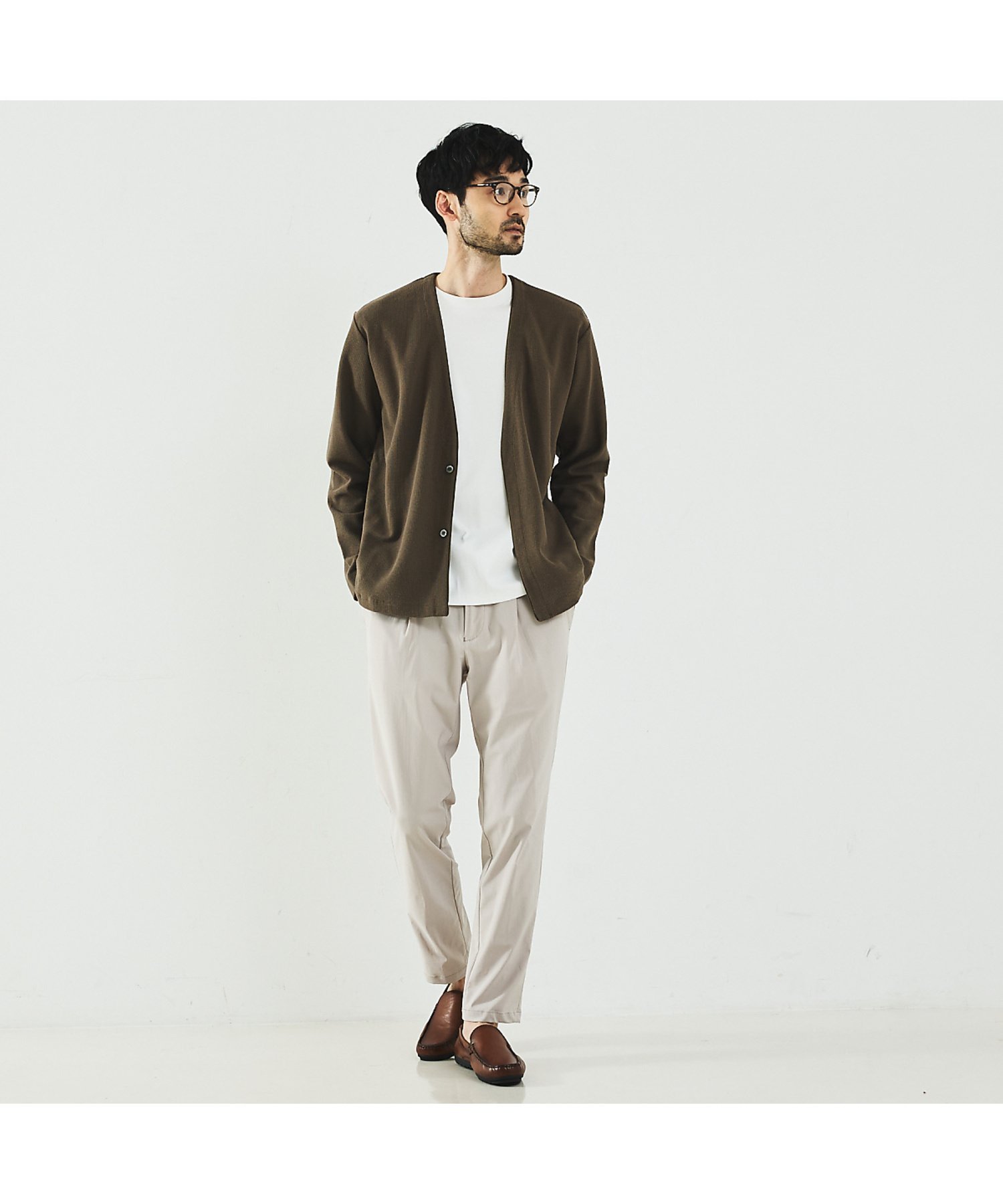 Кожаные водительские туфли AlfredoBANNISTER, Camel