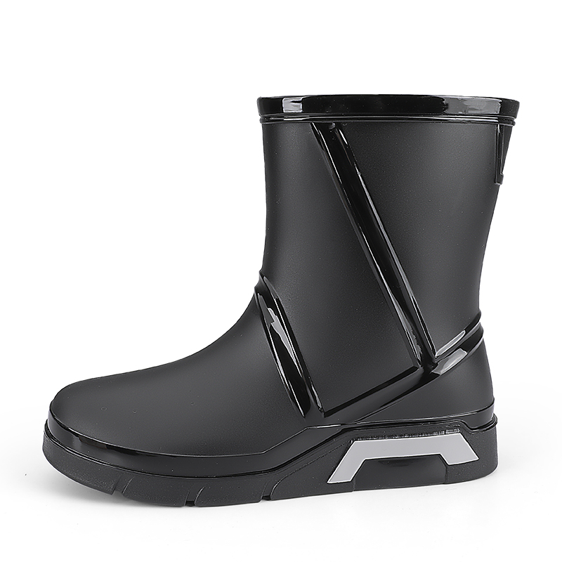 

Дышащие и износостойкие резиновые сапоги мужские LONGYING, Black