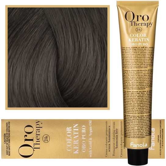 

Краска для волос 7.1, 100 мл Fanola, Oro Therapy, Color Keratin Oro Puro