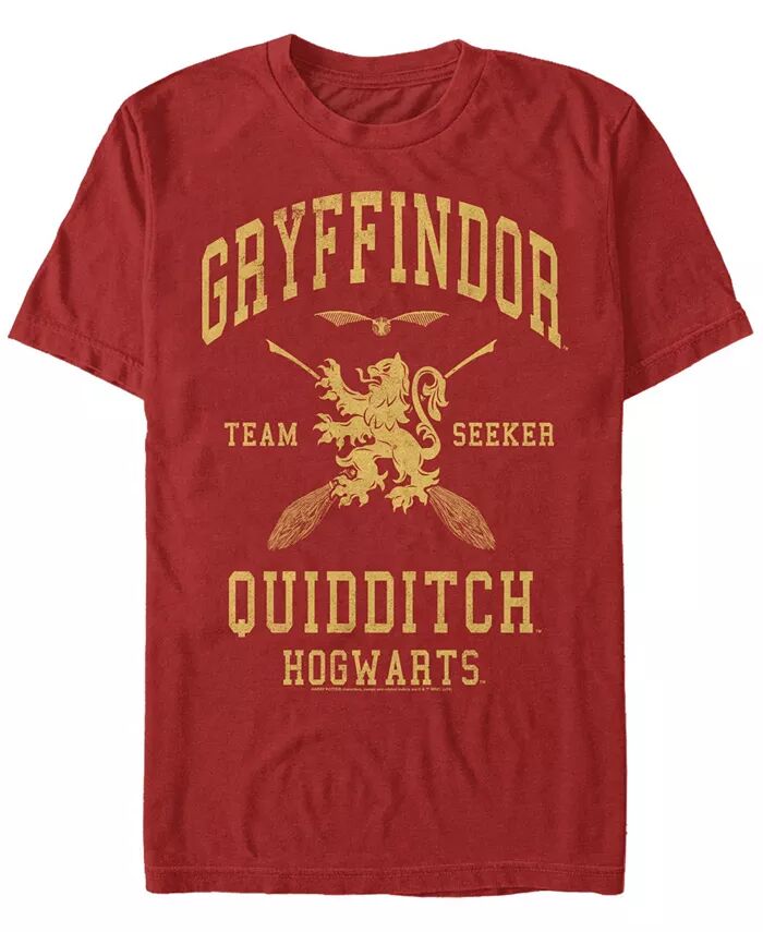 

Мужская футболка с коротким рукавом Gryffindor Seeker Crew Fifth Sun, красный