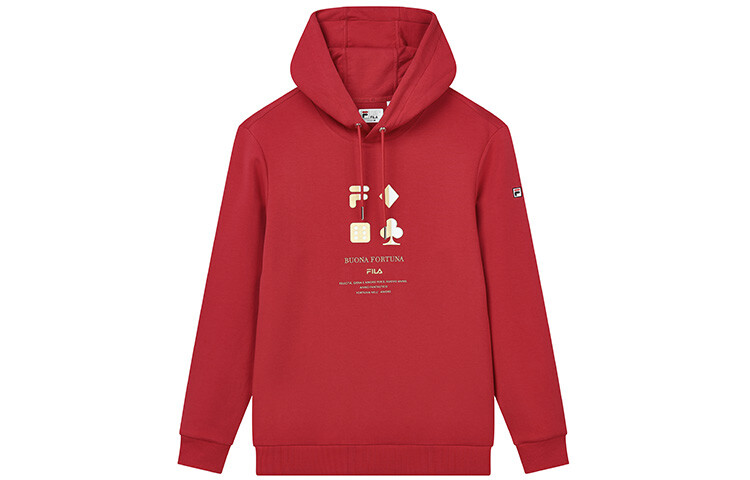 

Толстовка мужская малиновая Fila, цвет Crimson