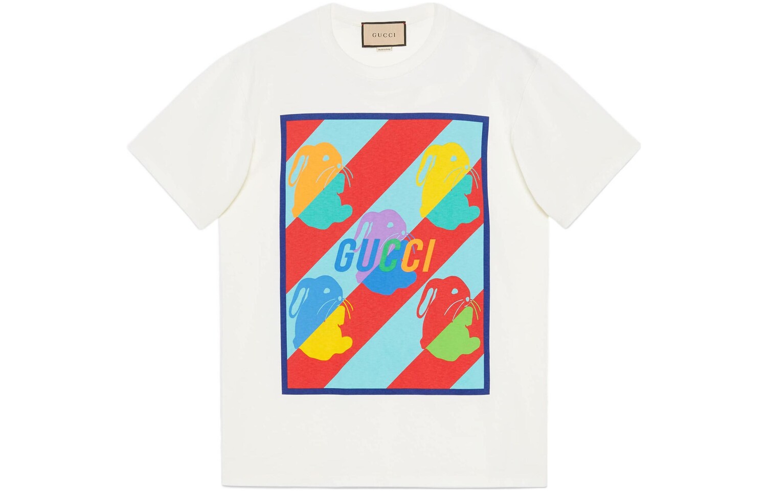 

Китайский Новый год футболка мужская цвета слоновой кости Gucci, белый