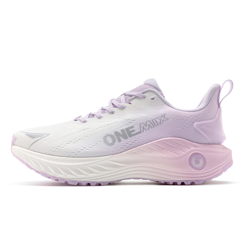 

Беговые кроссовки unisex низкие дышащие быстросохнущие для бега и повседневной носки ONEMIX, Sheer фиолетовый