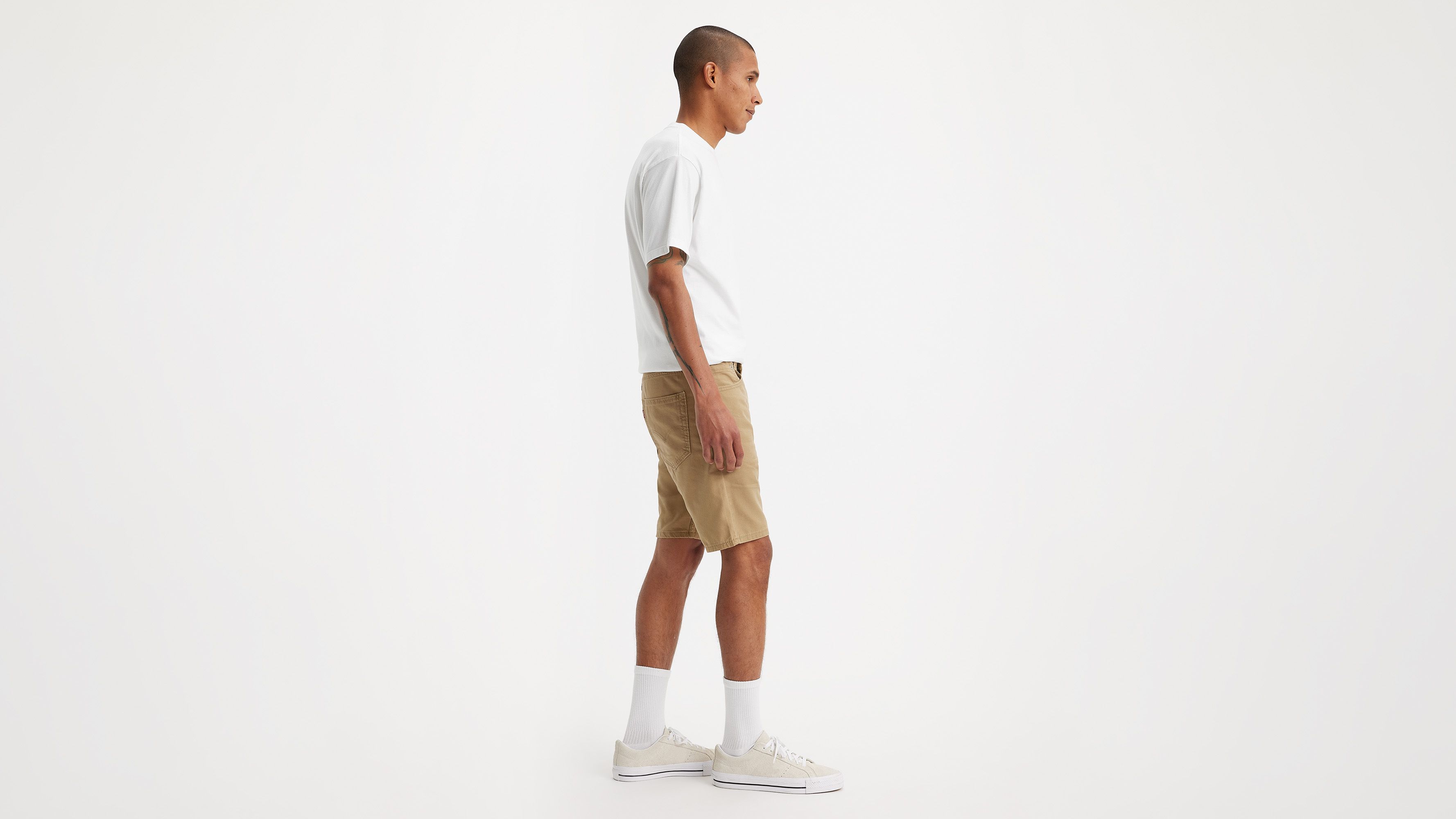 

412 Узкие мужские шорты 9 дюймов Levi's, цвет Harvest Gold - Tan
