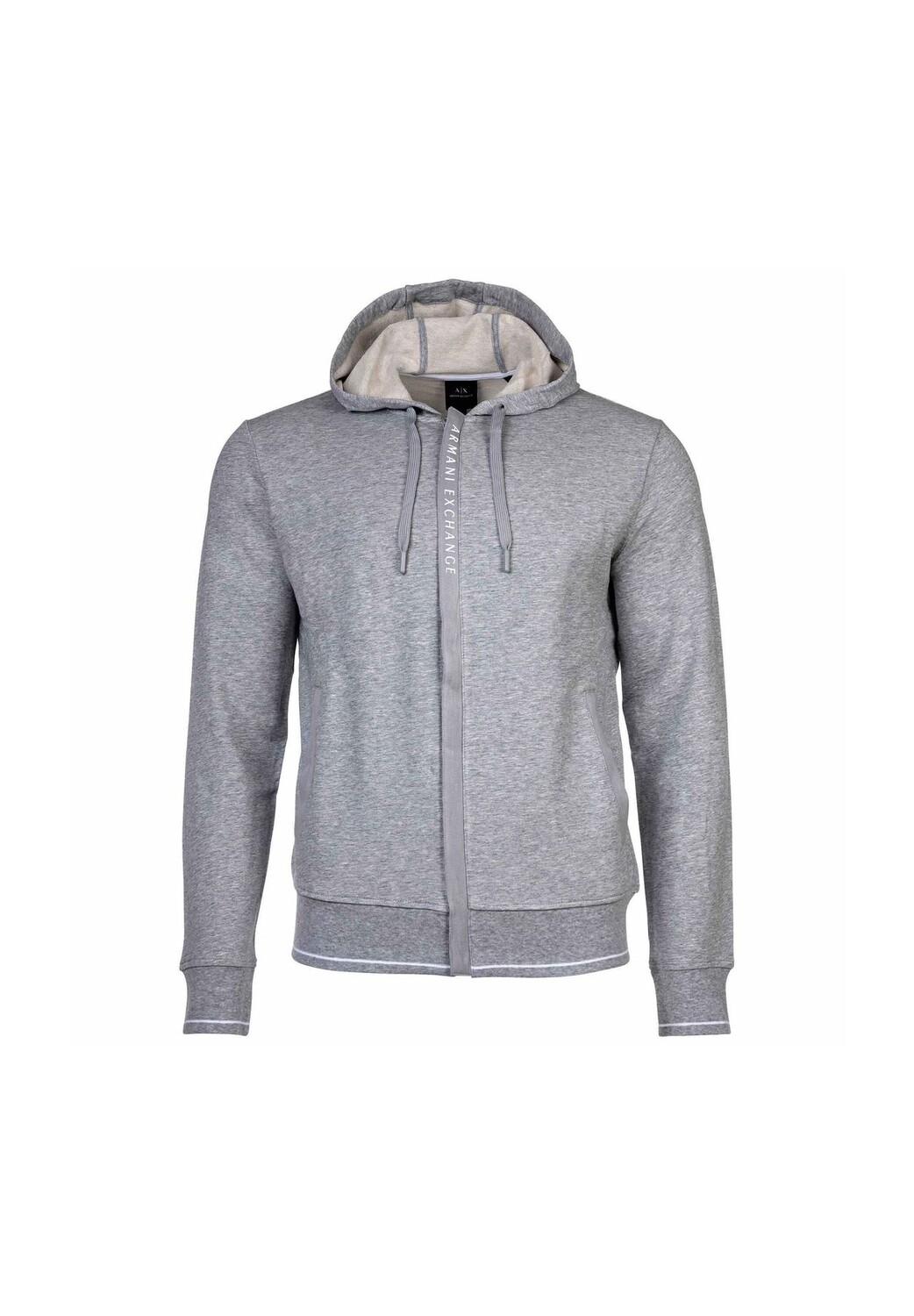 

Мужская куртка-толстовка, хлопок, логотип ARMANI EXCHANGE, серый