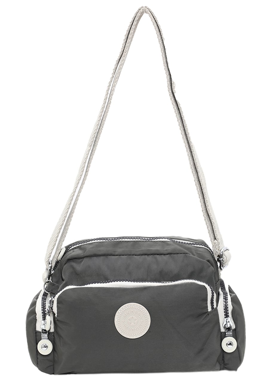 

Сумка через плечо Mindesa, светло-серый/темно-серый