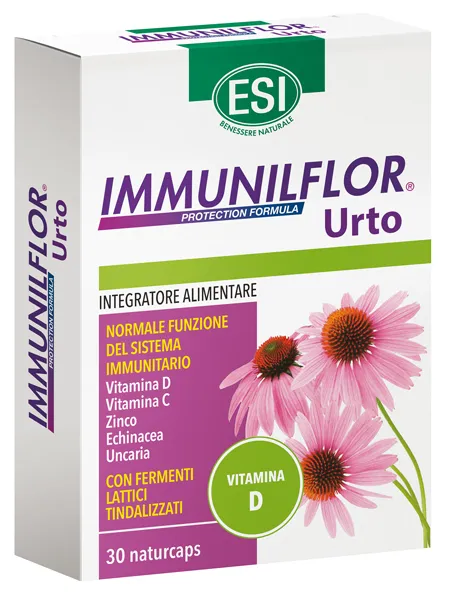 

Esi Immunilflor Urto 30 капсул Иммунозащитная добавка с витамином D