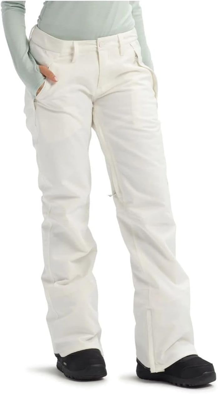 

Водонепроницаемые утепленные сноуборд-штаны Burton Womens' Society 2L, Stout White, Белый, Водонепроницаемые утепленные сноуборд-штаны Burton Womens' Society 2L, Stout White