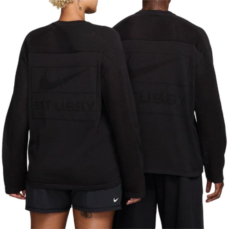 Stussy XL/S Jersey Азиатские размеры Nike, черный — фото 4
