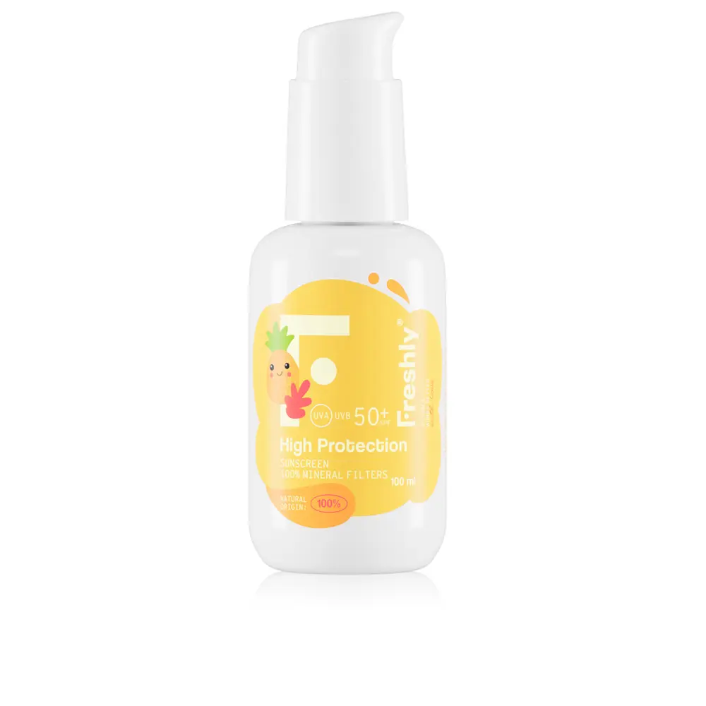

Солнцезащитный крем High protection crema solar para bebés y niños spf50+ Freshly Cosmetics, 100 мл.
