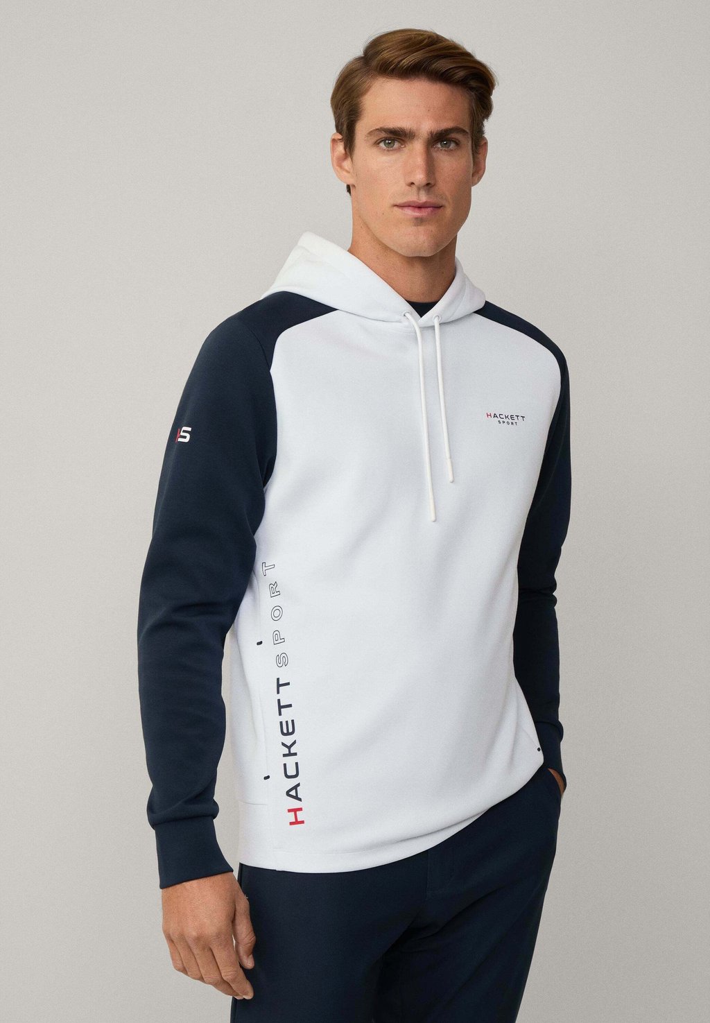

Толстовка HS GLF MULTI con cappuccio Hackett London, белый