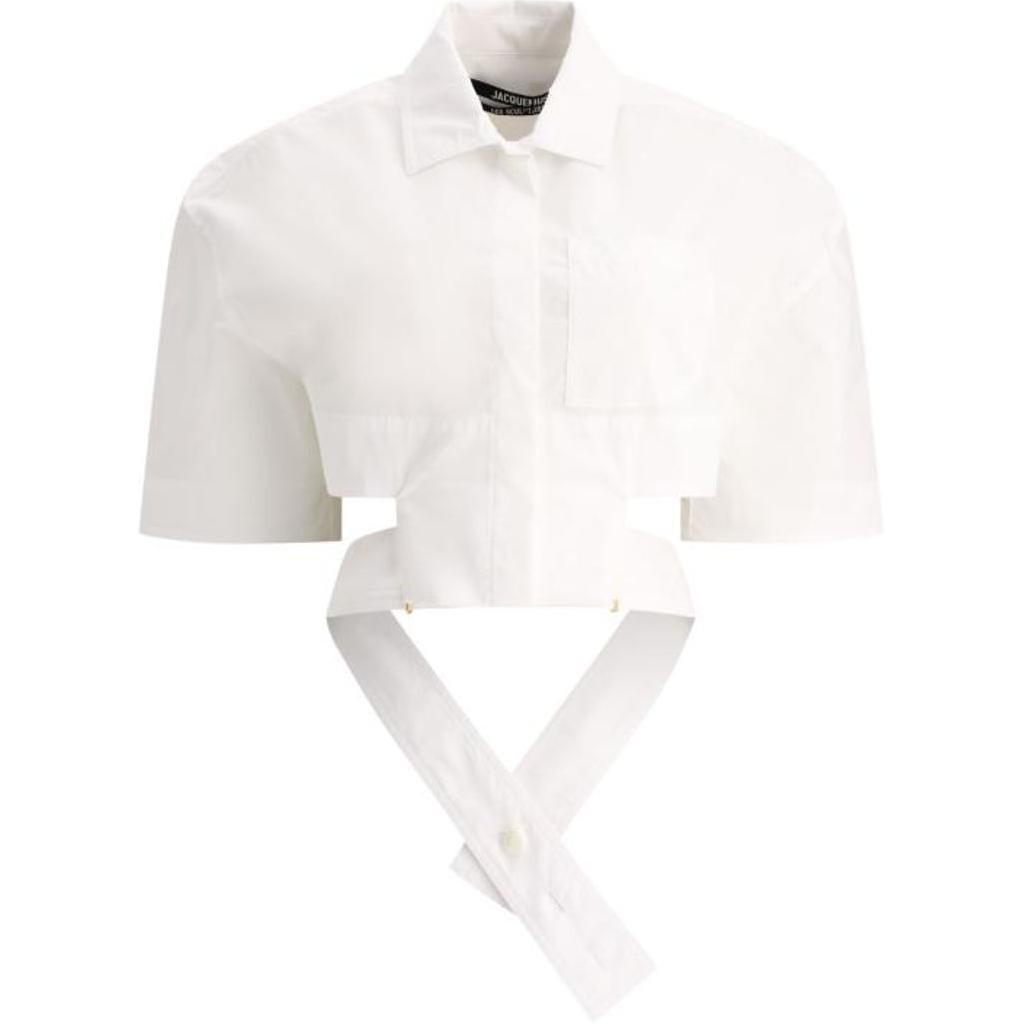 

Рубашка короткая Jacquemus, белый