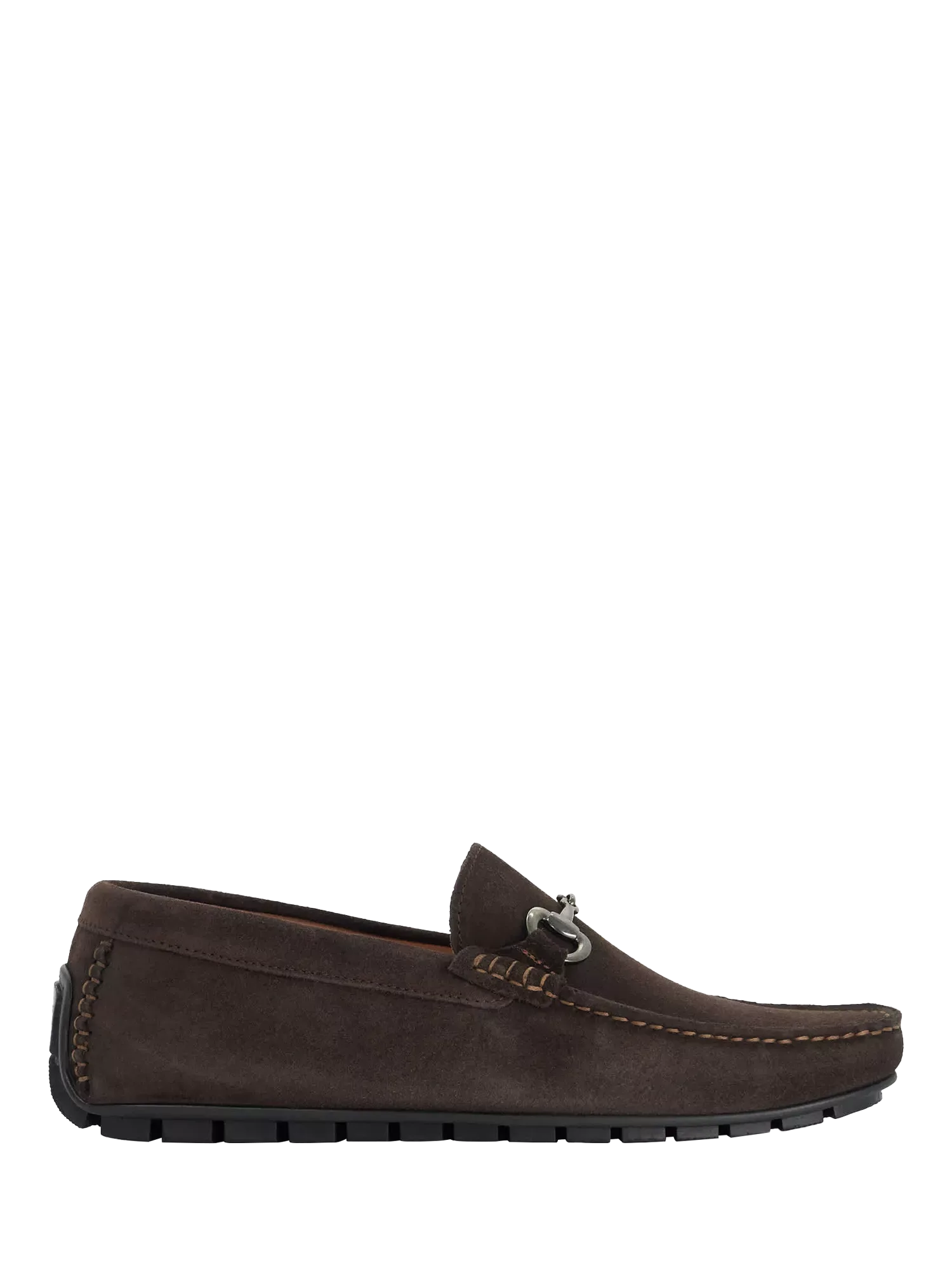 Мокасины-лоферы Brackon из замши с отделкой под кинжал Dune London, Brown