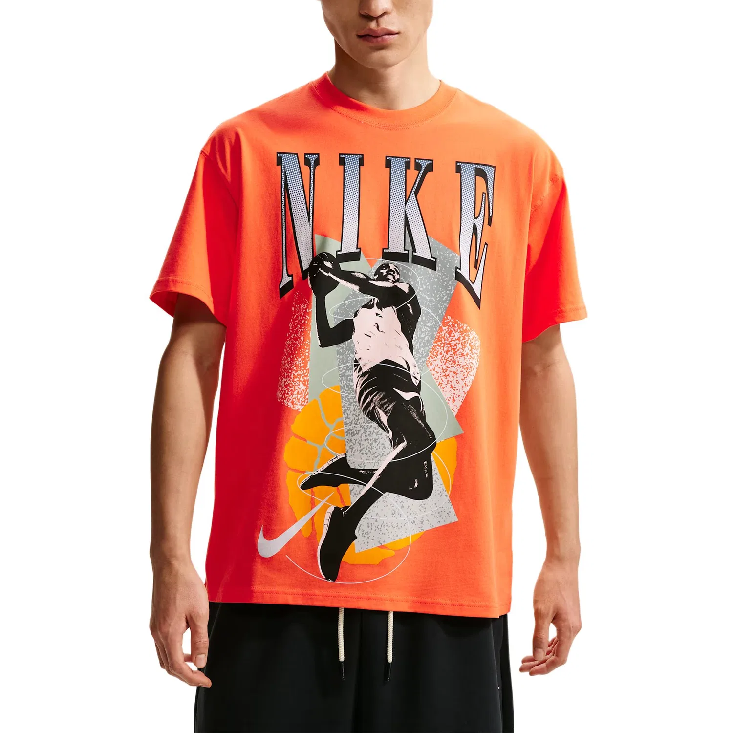 Мужская баскетбольная футболка Nike, Lawn Orange