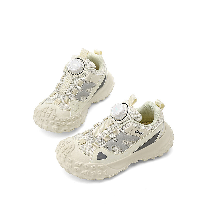 Кроссовки Jeep Kids Lifestyle Shoes Kids Low-top Off-white, белый — фото 4