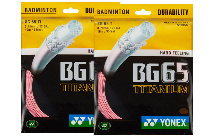 

Струны для бадминтонной ракетки nylon спортивные унисекс 2 штуки YONEX, розовый